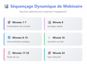 Le séquençage dynamique de webinaires