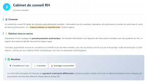 Cas d'application de RGPD en marketing B2B : Cabinet de conseil RH