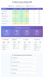 Matrice canaux-audience B2B