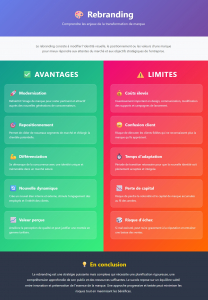 Avantages et limites du rebranding