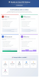 Modèle de calcul ROI webinar